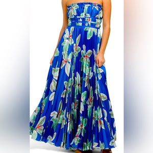 Hutch Sabina strapless gown